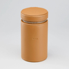 Cylinder Leather Perfume Box