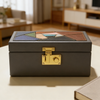 Custom Colorful Geometric Leather Watch Jewelry Box Manufacturers
