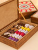 Tassel Embroidery Wood Chocolate Box