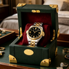 Premium Green Leather Watch Box Storage Wholesale 