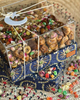 Acrylic Fabric Candy Box Hand Embroidery Plastic Ramadan Chocolate Packaging Kids Baby Party Dessert Birthday Cake Gift Box