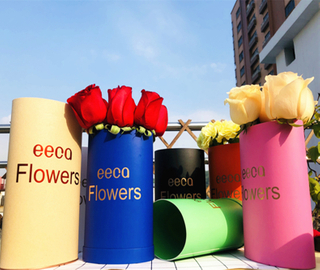 NEW Product! Low Quantity Custom Kraft Paper Oval Flower Boxes Packaging Gift Box,luxury Oval Rose Box