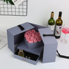 Custom Opening Flower Gifts Box With For Valentine's Day,Double Opening Gift Box,Flower Packaging Square Boxes