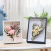 6x8 Inch Picture Frame Shadow Flower Packaging Box with HD Plexiglass Deep Wood Memory Box Display Case for Flowers