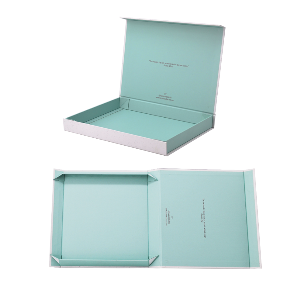 Custom Cardboard Folding Cloths Gift Packaging Magnetic Fold Shipping Box Design Logo Luxury Paper Folding Box