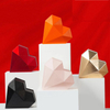 New Fancy Diamond Heart Shaped Paper Rose Flowers Handheld Gift Box Floral Arrangement Gift Packaging Box