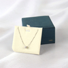 Luxury Velvet Pendant Necklace Gift Boxes Set Classic Jewelry Packaging Storage Case Jewelry Display Box for Wedding