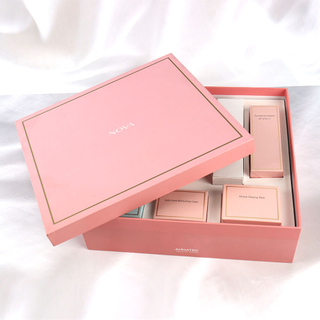 Hot Sale Competitive Price Paper Cardboard Square Skin Care Cosmetic Gift Set Storage Packaging Box Organizer with Custom Logo