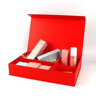 Luxury Large Magnetic Closure Paper Cardboard Skin Care Cosmetics Makeup Packaging Gift Box Self Care Gift Storage Box Set