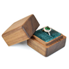 Custom Eco Friendly Magnetic Box Jewelry Packaging Pendant Velvet Ring Necklace Storage Box Travel Christmas Ring Jewelry Box