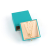 Wholesale Price Luxury Jewelry Packaging Drawer Gift Box Craft Paper Jewelry Storage Box with Velvet Insert for Necklace
