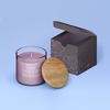 New Household 130g Fragrant Candles Shockproof Outer Paper Box Cosmetic Packaging Box Square Colored Kraft Paper Box