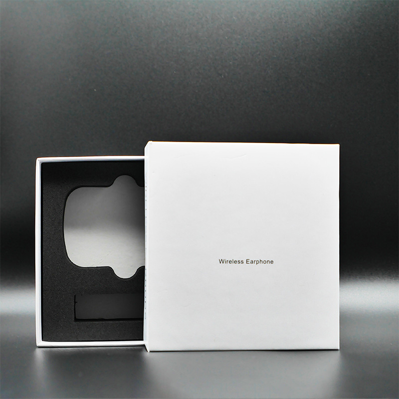 Custom White Paper Box Wireless Earbuds Earphones Cardboard Packaging Box for Headphones