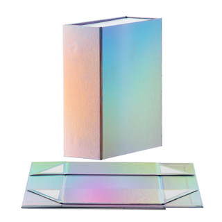 Custom Luxury Foldable Magnetic Rainbow Cosmetic Gift Box Cardboard Paper Boxes Packaging For Present