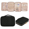 Travel Jewelry Organizer Case Jewelry Travel Bags for Women Large Capacity Travel Jewelry Case for Tangle-Free Earrings