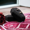 New Arrival Coffin Shaped Velvet Ring Box Custom Logo Black Ring Jewelry Storage Packaging Boxes