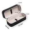 Small Single Leather Portable Watch Travel Case Watch Band Accessories Display Storage Holder Box for Wrist Watch