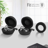 New Arrival Black Portable Travel Watch Case Single Watch Storage Box for Wristwatches Smart Watches Up To 50mm