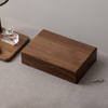 High Quality Walnut Wood Travel Jewelry Organizer Storage Box for Ring Earrings Necklace Bracelet