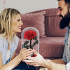 Forever Red Rose And Preserved Rose in Glass Dome