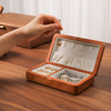 Luxury Custom Wooden Jewelry Case Jewelry Gift Box for Necklace Earrings Rings Bracelets