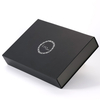 Custom Logo Black Luxury Folding Cardboard Magnetic Closure Gift Box For Shoe T-shirt Garment Clothing Packaging
