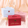 OEM Manufacturer Logo Organizer Luxury Large Suitcase Empty Packaging Vintage Cosmetic Jewelry Storage Gift Box