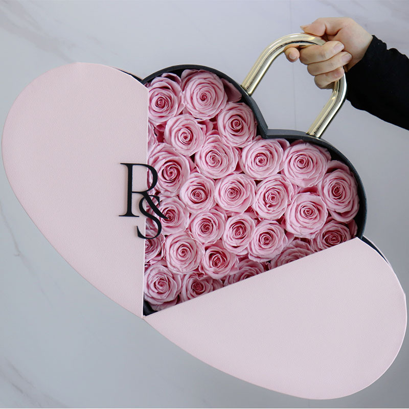 Hot Selling Wholesale Real Touch Forever Roses Box Long-Lasting Fresh Mothers Day Valentine Thanksgiving Wedding Gifts