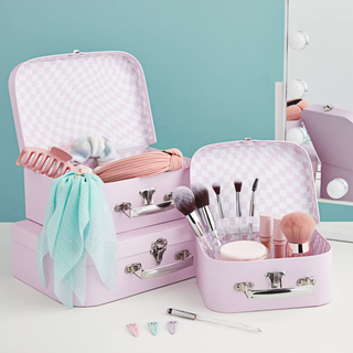 Wholesale Custom Baby Keepsake Paper Suitcases Gift Packaging Box Cardboard Suitcase Baby Toy Storage Gift Box