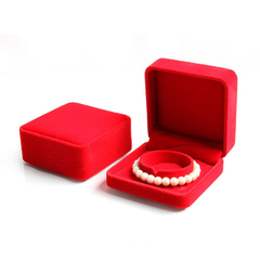 Customized Velvet Jewelry Box Ring Earring Bracelet Necklace Box Jewelry Packaging Box with Logo