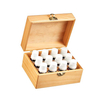 6 Grid Small Essential Oil Packaging Box Cherry Wood Color Essential Oil Bottle with Packaging Box