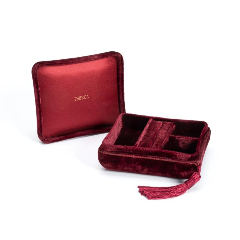 Velevt Jewelry Storage Set Box with Tassel