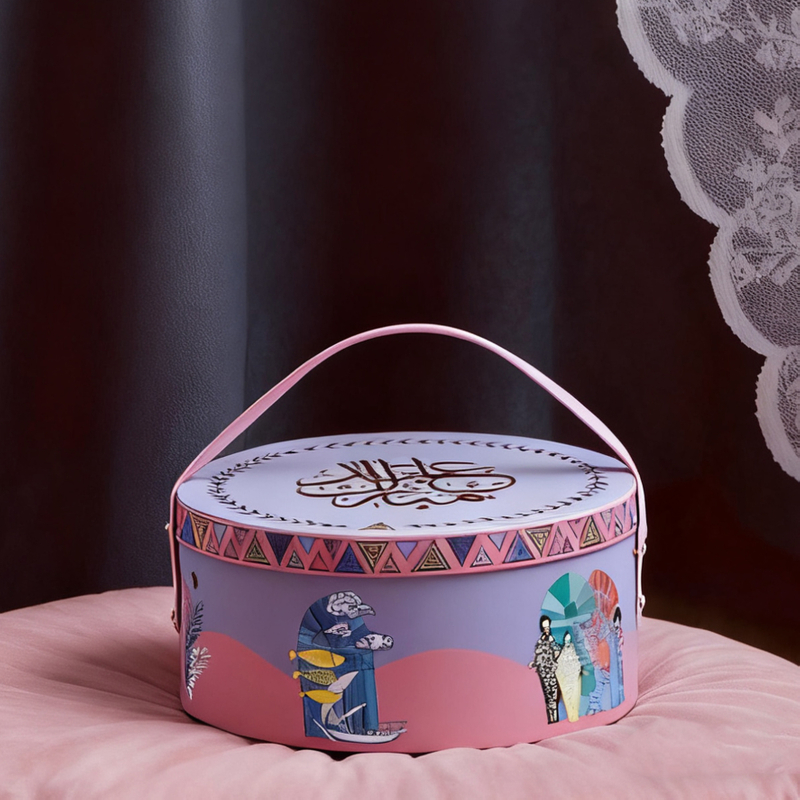  3 Layer Rotating Chocolate Dates Display Box