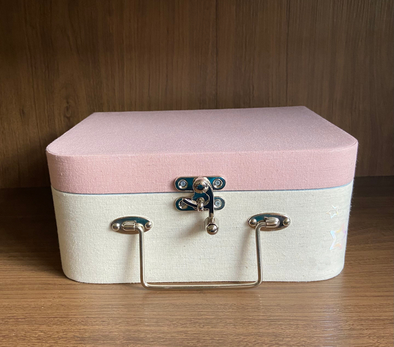 Portable Pink Travel Baby Suitcases Gift Box Set