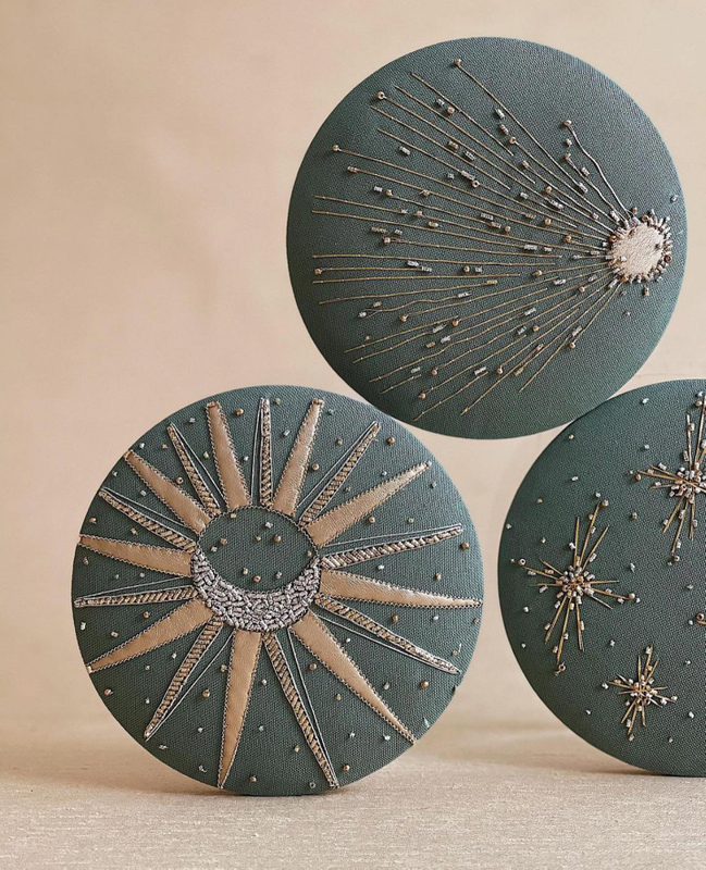 Beaded Embroidered Acrylic Chocolate Box