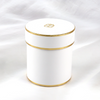 Custom Gold Logo Small Round Paper Single Rose Flower Packaging Box