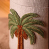 Coconut Palm Embroidered Linen Fragrance Gift Set