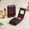  Leather Lipstick Case with Mirror
