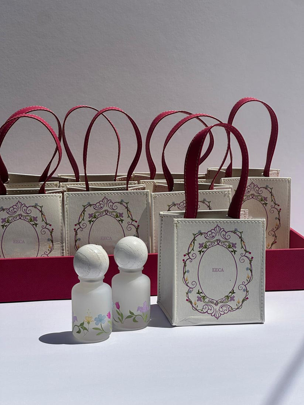 Portable Leather Bag Box Packaging for Perfume