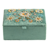 Luxury Mirror Jewelry Box Sequin Embroidery Ring Packagin