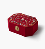 Gold Foil Embroidery Octagon Jewelry Boxes Packaging
