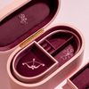 Double Layer Leather Jewelry Organizer Box