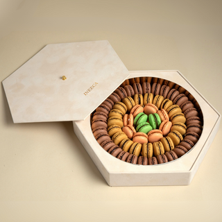 Hexagonal Macaron Nuts Dessert Packaging Boxes