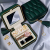 Custom Jewelry Gift Box Mini Leather Jewellery Storage Travel Case Organizer 
