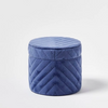 One Top Customization Velvet Round Jewelry Packaging Box Custom PU Leather Ring Earring Necklace Jewelry Storage Case