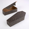 Personalized Cardboard Coffin Storage Box Halloween Skeletons Sweet Decoration Chocolate Candy Lollipop Gift Box Packaging