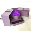 Custom Opening Flower Gifts Box With For Valentine's Day,Double Opening Gift Box,Flower Packaging Square Boxes