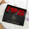 Custom Rectangular Paper Mother's Day I Love Mom Flower Bouquet Arrangement Gift Packaging Box Wholesale