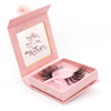 Wholesale Unique Design Cardboard Pink Color Printing Paper Beauty Makeup Products Custom Eyelash Set Packaging Box
