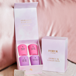 Custom Logo Magnetic Closure Folding Paper Cardboard Candle Jar Gift Packaging Box with Foam Insert Wholesale EECA